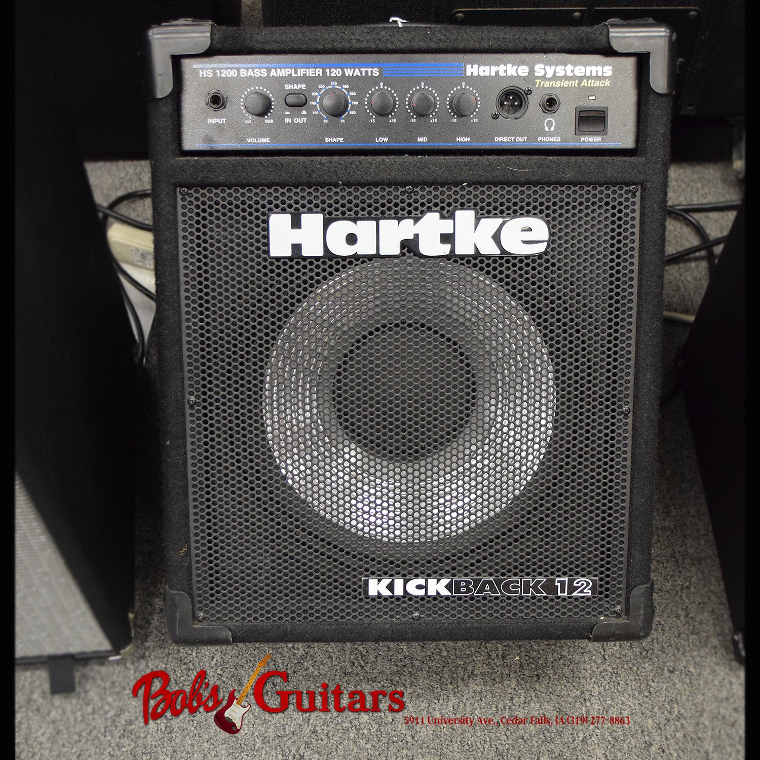 Hartke HS 1200 Bass Amp (Pre-Owned), SN: H122XC4B011 | Bob's
